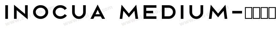 Inocua Medium字体转换